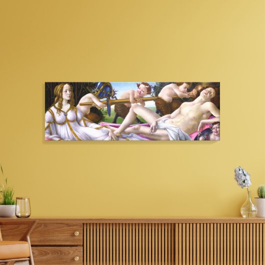 Toile Vénus et Mars par Botticelli - Canvas (Insitu(Salon))