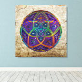 Toile Vénus Fleur d'amour fineART Oriental Antique lila (Insitu (Plancher de Bois))