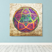 Toile Vénus Fleur d'amour fineART Oriental Antique Or (Insitu (Plancher de Bois))