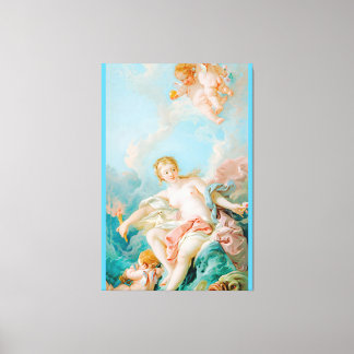 Toile Vénus sur les vagues par François Boucher