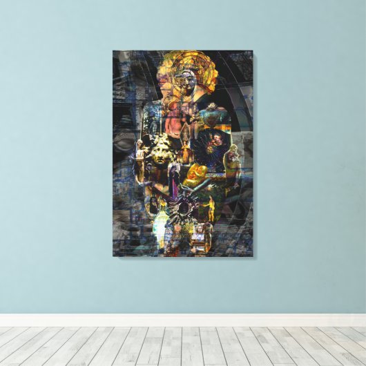 Toile Venus Willendorf (Insitu (Plancher de Bois))