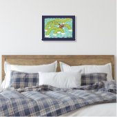 Toile Ver et Chevalier de Lambton (Insitu(Chambre))