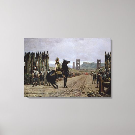 Toile Vercingetorix avant César, 52 avant JC, 1886 (Recto)