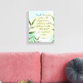 Toile Verdure Verdure Verset Bible verse Mur (Insitu(Salon))