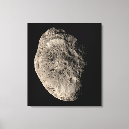 Toile Véritable mosaïque de couleur de la lune de Saturn (Recto)