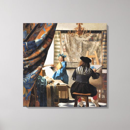 Toile Vermeer - L'art de la peinture (Recto)