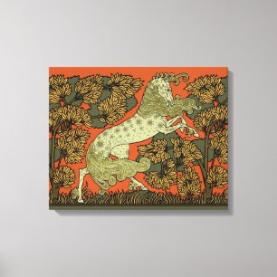 Toile Verneuil Art Nouveau Cheval : Équestre Vintage