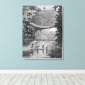 Toile Verney Lovett Cameron (1844-1894) Traversant le Lu (Insitu (Plancher de Bois))