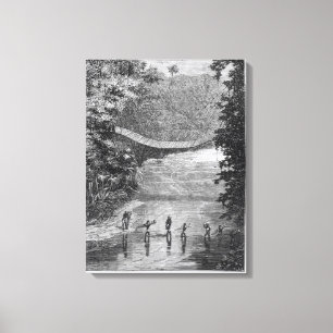 Toile Verney Lovett Cameron (1844-94) croisant le Lulin