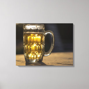 Toile Verre à bière boisson gros plan, Inde