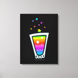 Toile VERRE À SHOT ARC-EN-CIEL sur TOILES IMPRIMÉES
