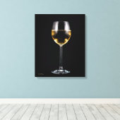 Toile Verre à vin (Insitu (Plancher de Bois))