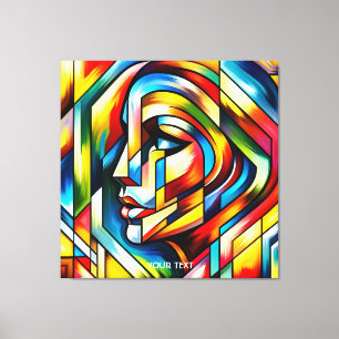 Toile Verre Abstrait Imaginaire