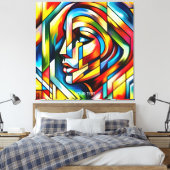 Toile Verre Abstrait Imaginaire (Insitu(Chambre))