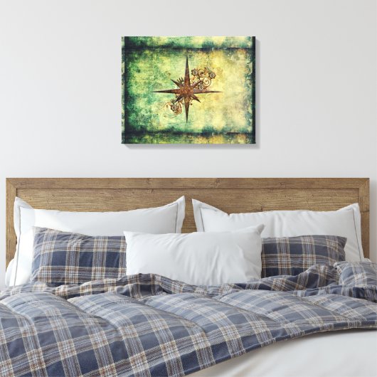 Toile Verre Compass Star Wrapper Canvas (Insitu(Chambre))