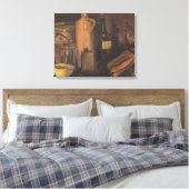 Toile Verre de bière et de bott pour la Terre (Insitu(Chambre))