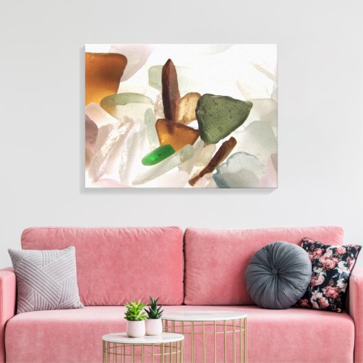 Toile Verre de mer ou de plage (Insitu(Salon))