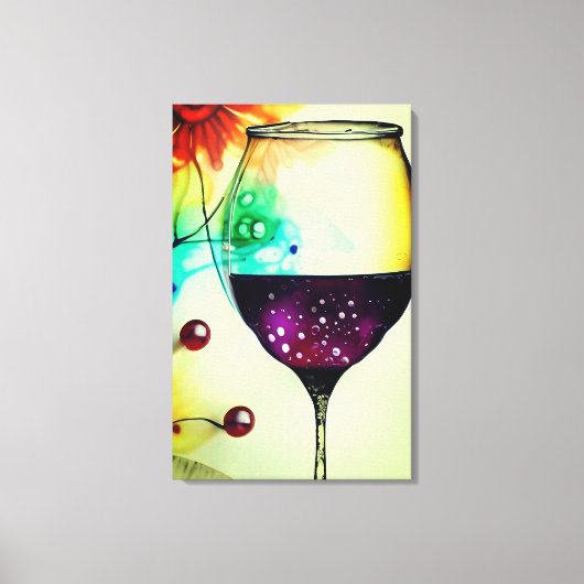 Toile Verre de vin (Recto)