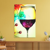 Toile Verre de vin (Insitu(Salon))