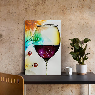 Toile Verre de vin