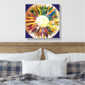 Toile Verre Feuilles Pearl Moderne Art Canvas Imprimer (Insitu(Chambre))