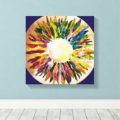 Toile Verre Feuilles Pearl Moderne Art Canvas Imprimer (Insitu (Plancher de Bois))