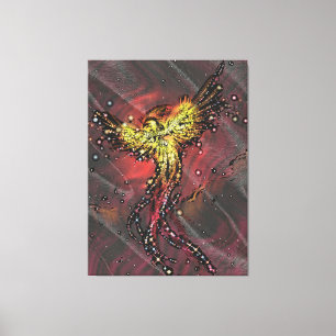 Toile Verre Tiffany Purple Phoenix 