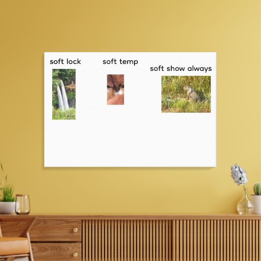 Toile verrouillage souple (Insitu(Salon))