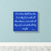 Toile vers de la Bible (Insitu (Plancher de Bois))