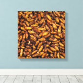 Toile Vers de soie frits ... Thai Street Food (Insitu (Plancher de Bois))