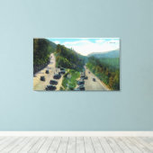 Toile Vers le haut de la piste à partir de l'épingle à c (Insitu (Plancher de Bois))