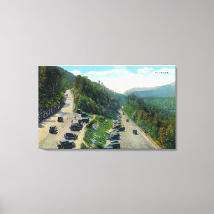 Toile Vers le haut de la traînée du tour de Pin de