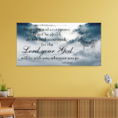 Toile Verse Bible Wolf (Insitu(Salon))