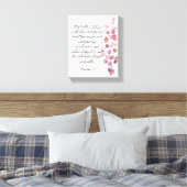 Toile verset biblique 8x10 branche violet Strached (Insitu(Chambre))