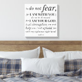 Toile Verset biblique chrétienne inspirant (Insitu(Chambre))