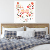 Toile Verset biblique chrétienne inspirant (Insitu(Chambre))