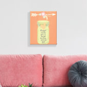 Toile Verset biblique Mason Jar (Insitu(Salon))