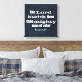 Toile Verset biblique pour hommes (Insitu(Chambre))