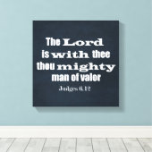 Toile Verset biblique pour hommes (Insitu (Plancher de Bois))