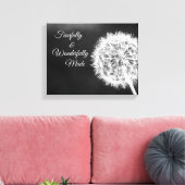 Toile Verset biblique terriblement et merveilleusement f (Insitu(Salon))