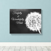 Toile Verset biblique terriblement et merveilleusement f (Insitu (Plancher de Bois))