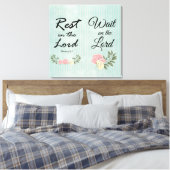 Toile Verset biblique vintage (Insitu(Chambre))