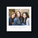 Toile Verset moderne simple | Photo des petits enfants<br><div class="desc">Cette toile photo simple et moderne comporte un modèle photo et un couplet : "Les petits-enfants sont un cadeau du Seigneur." Vous pouvez customiser le texte,  si désiré,  pour n'importe quelle utilisation!</div>