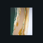 Toile Vert Brown Neutre Fluide Art Abstrait Moderne<br><div class="desc">Ce design a été créé à partir de ma peinture acrylique fluide unique. Il peut être personnalisé en cliquant sur le bouton personnaliser et en ajoutant un nom, des initiales ou vos mots préférés. Contactez-moi à l'adresse colorflowcreations@gmail.com si vous souhaitez que ce design soit disponible sur un autre produit. Achetez...</div>