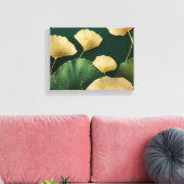 Toile Vert or feuille Ginkgo (Insitu(Salon))