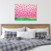 Toile Vert pastèque rose (Insitu(Chambre))