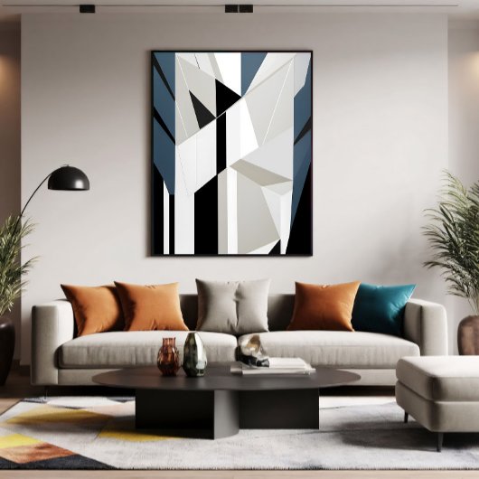 Toile Verticalité géométrique