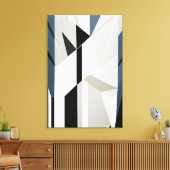 Toile Verticalité géométrique (Insitu(Salon))