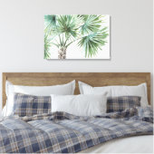 Toile Verts mixtes I Palmiers tropicaux (Insitu(Chambre))