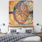 Toile Vesica Piscis 369 | RYB, bleu jaune rouge (Insitu(Chambre))